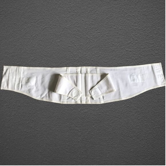 Vintage SAI Back/Rib Support Belt White Adjustable Closure - Picture 1 of 7